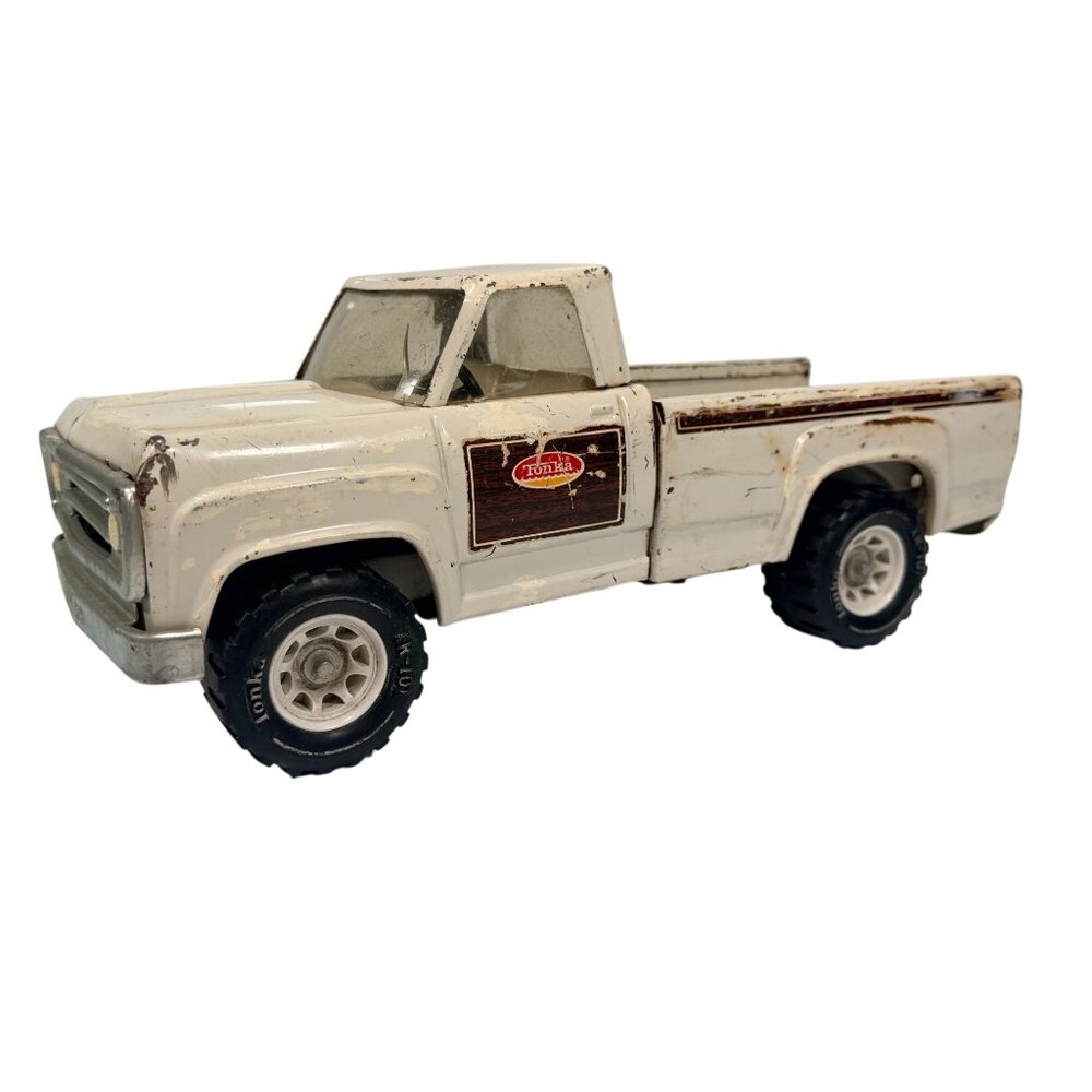 Vintage Tonka White  Pickup Truck Metal Collectible Toy Vehicle 11060 SOLID - Picture 3 of 8